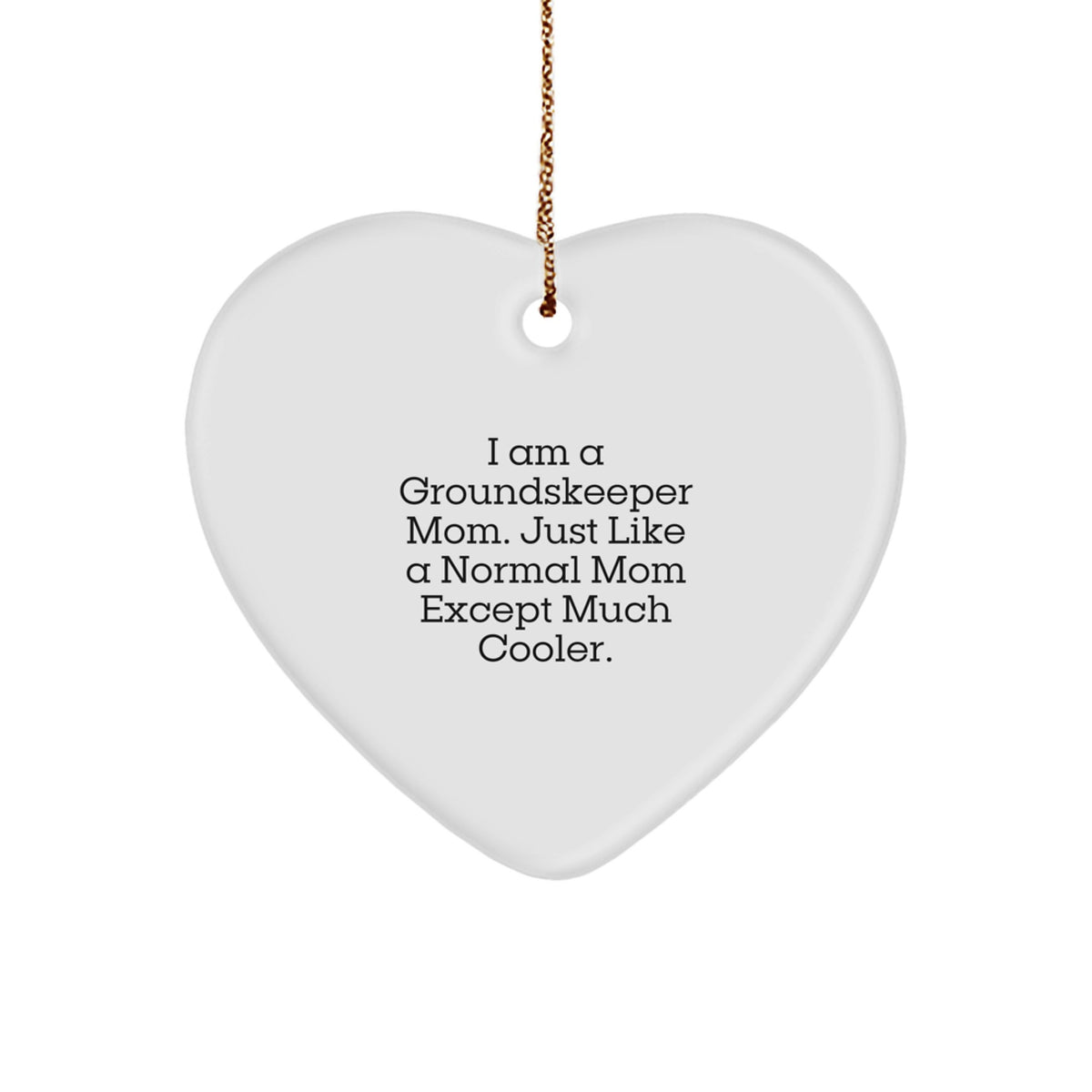 Funny groundskeeper Mom Gifts from Friends Christmas Unique Ornaments for groundskeeper Women - Image 1