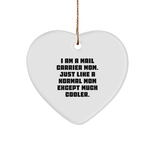 Mail Carrier Mom Keepsake Holiday Christmas Ornament for Him Gift - Image 1