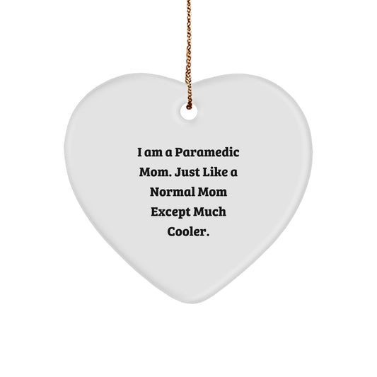 Paramedic Mom Keepsake Christmas Ornament for Him Gift - Image 1