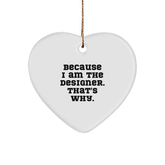 Family Treasure Designer Heart Ornament Christmas Gift - Image 1