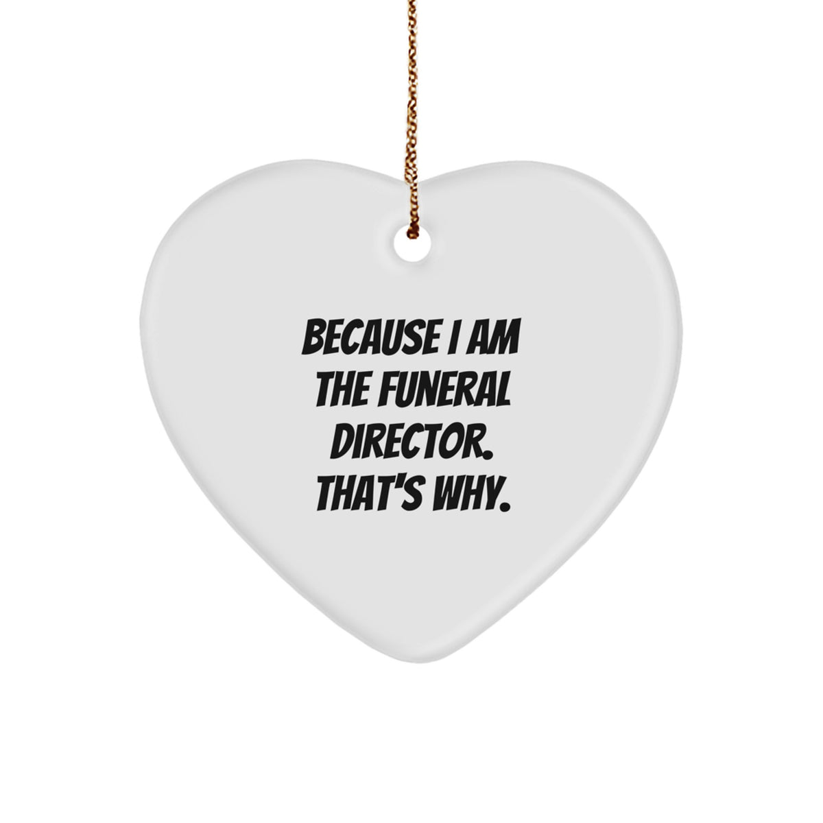 Funeral Director Christmas Ornament Surprise for Coworkers Idea Gift - Image 1