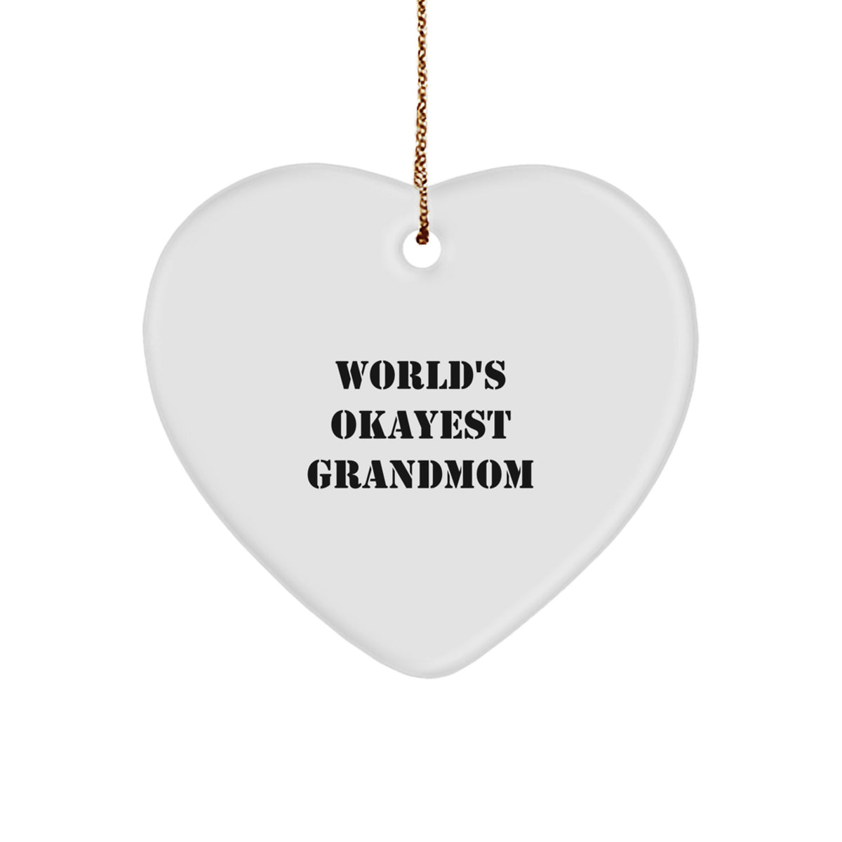 Grandmom Favorite Christmas Ornament for Kids Gift - Image 1