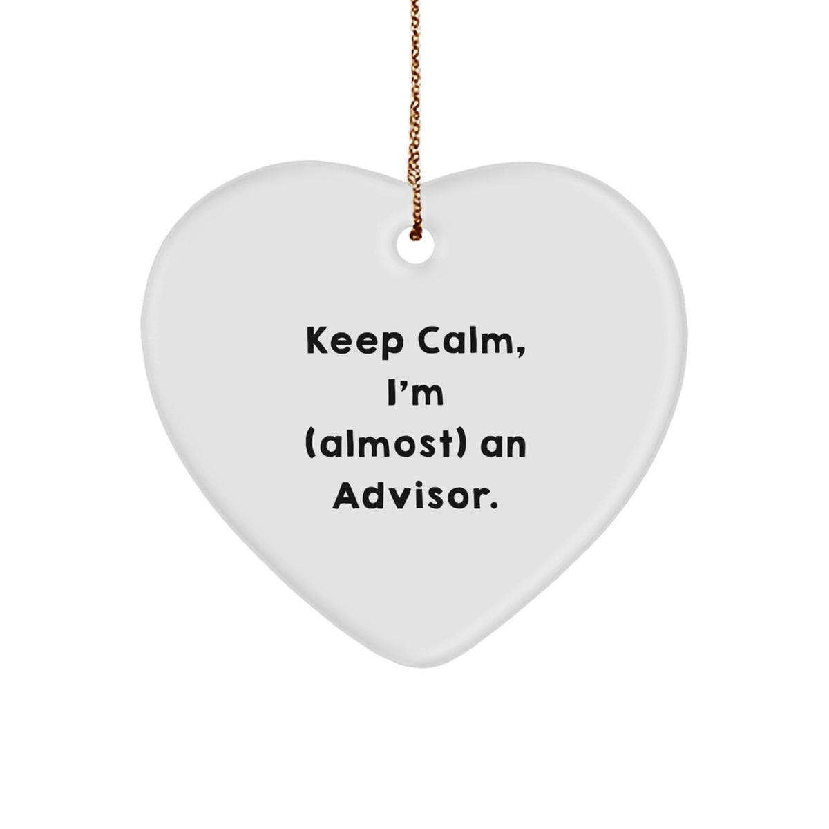 Advisor Keepsake Christmas Ornament for Him Gift – Holiday Keepsake - Image 1