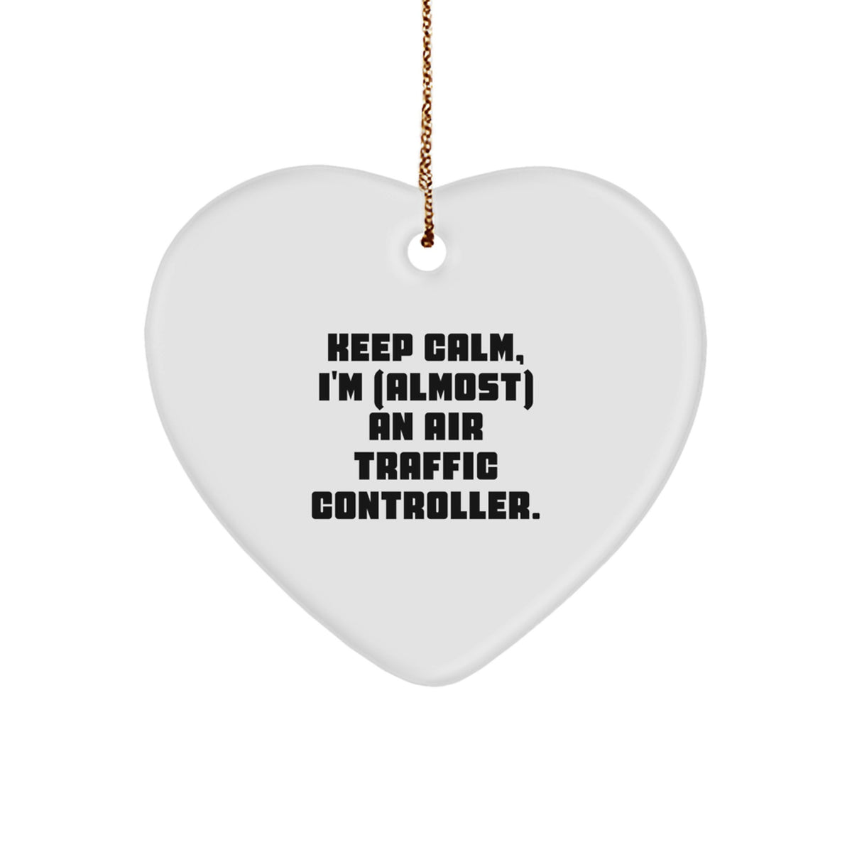 Air Traffic Controller Keepsake Christmas Ornament for Him Gift - Image 1