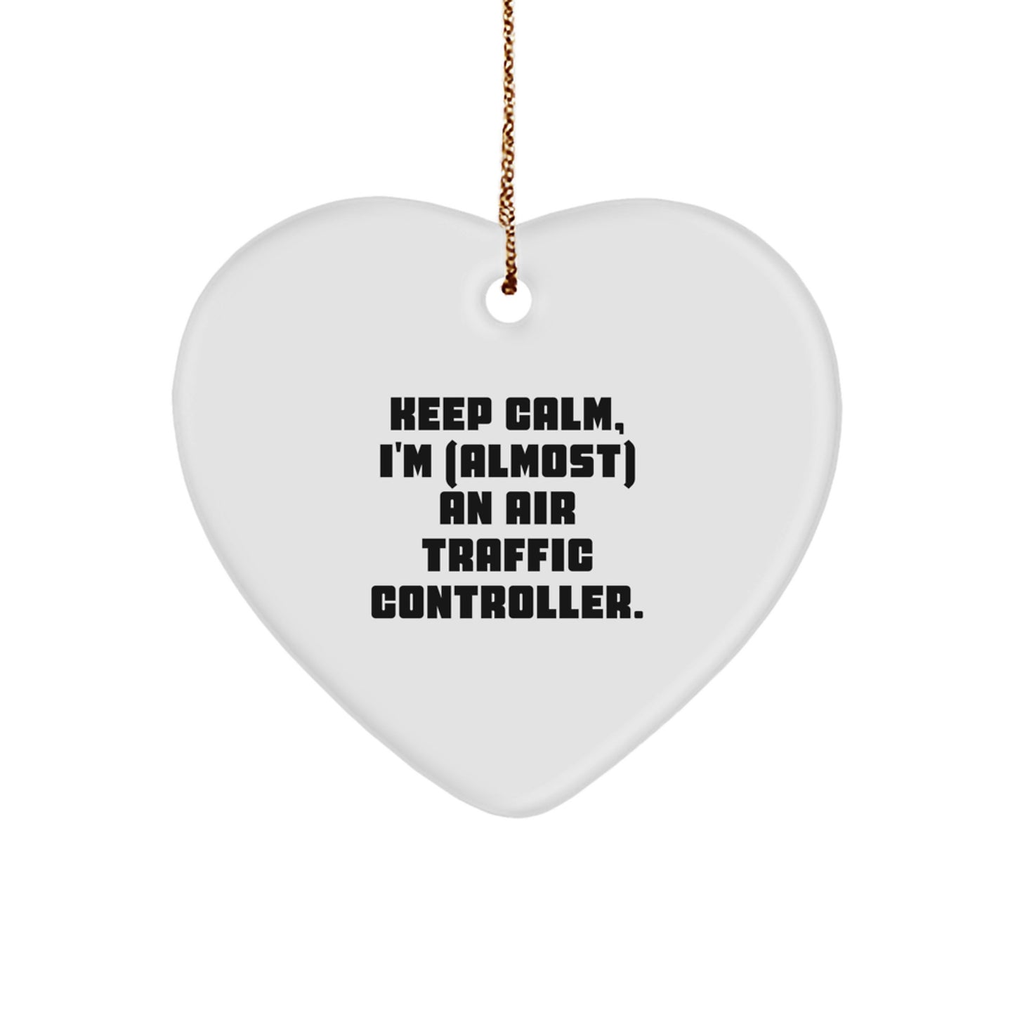 Air Traffic Controller Keepsake Christmas Ornament for Him Gift - Image 1