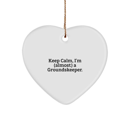 Groundskeeper Keepsake Christmas Ornament for Him Gift - Image 1
