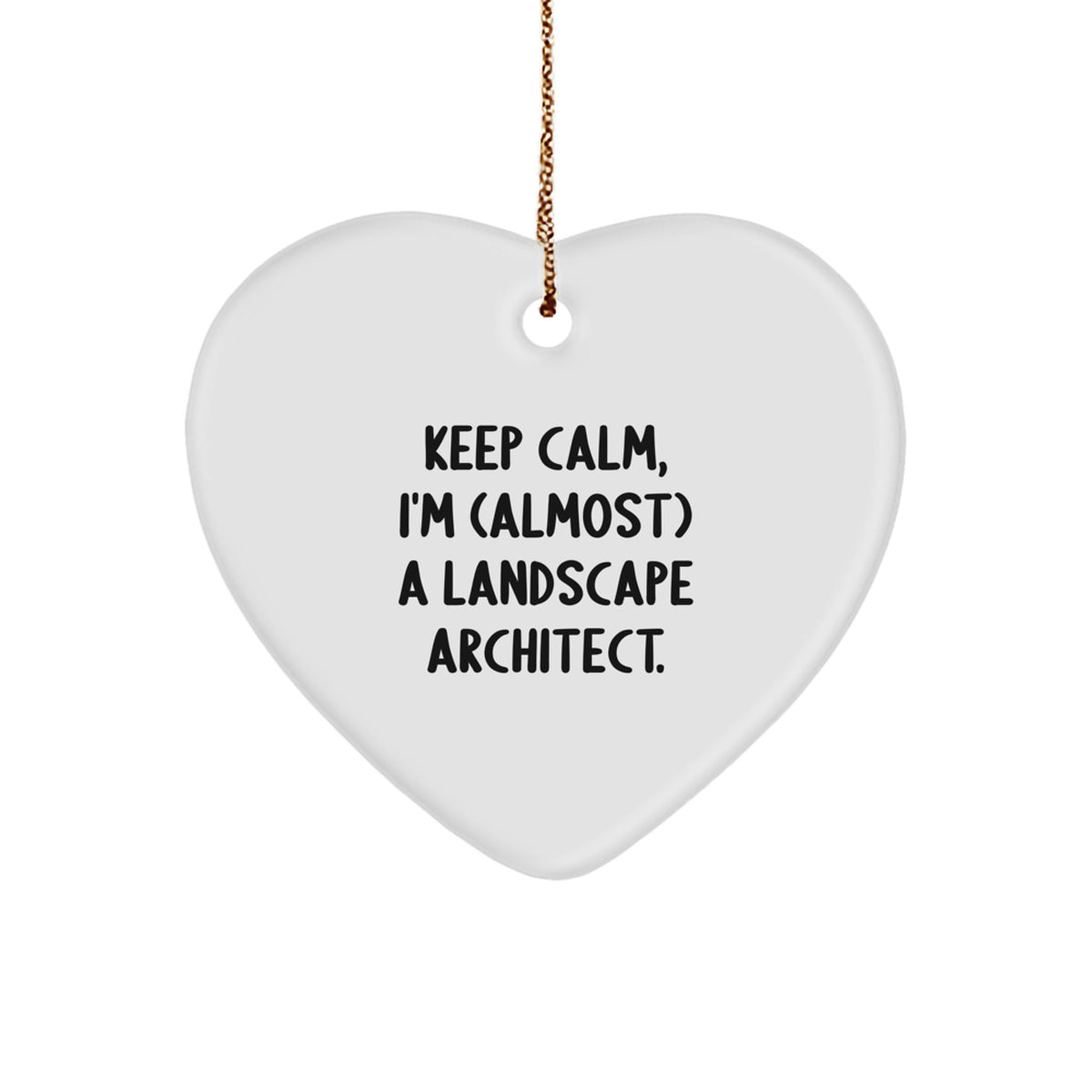 Landscape Architect Christmas Ornament Gift, Essential for a Best Friend - Image 1