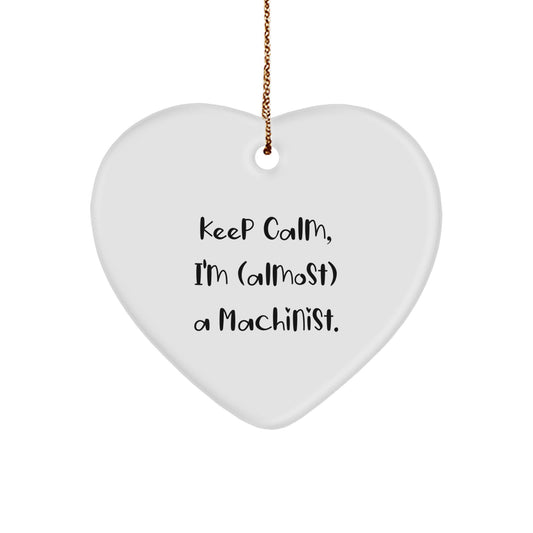 Christmas Ornament Gift Funny Keepsake for Kids - Machinist's 'Almost' - Image 1