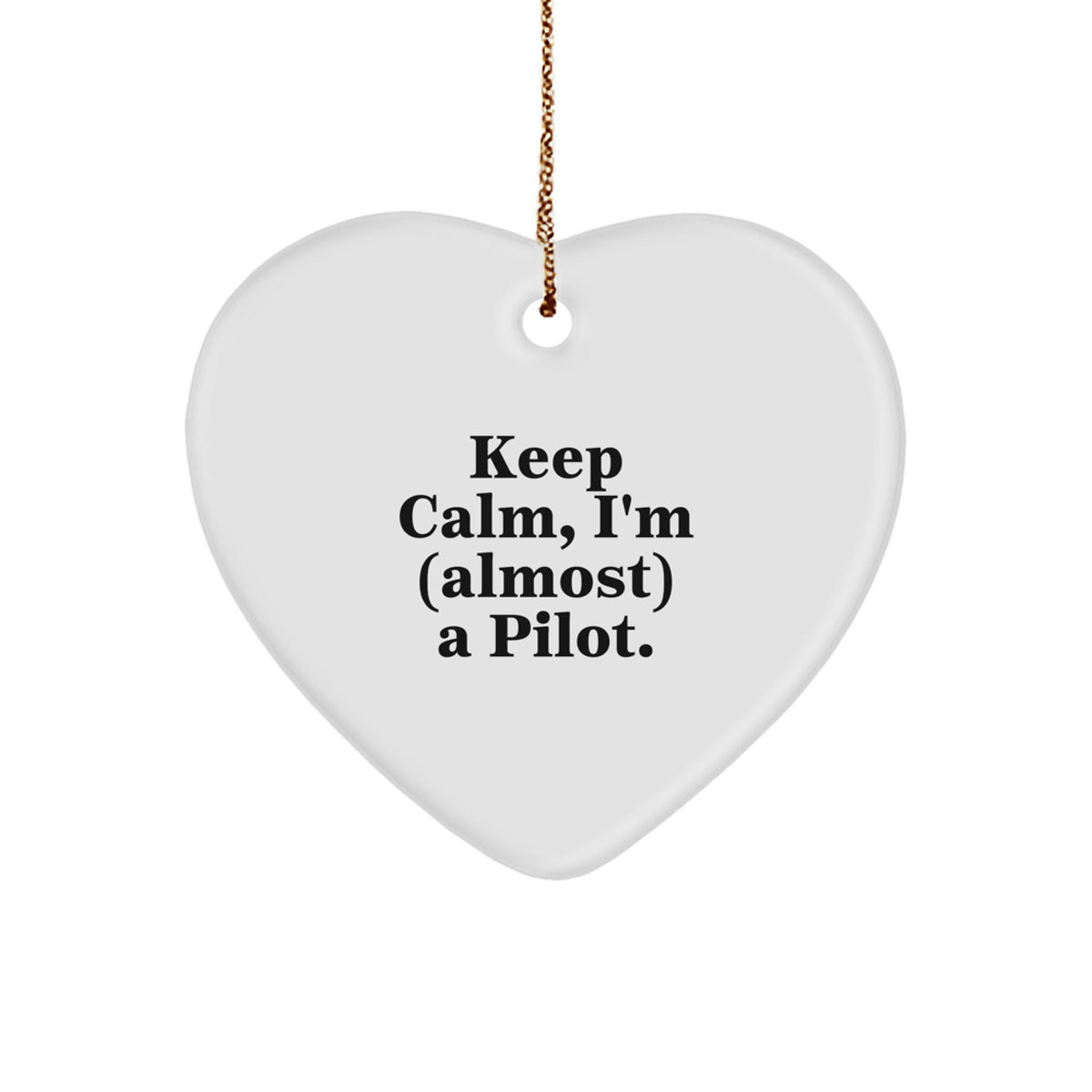 Pilot Keepsake Christmas Ornament for Him Gift - Image 1