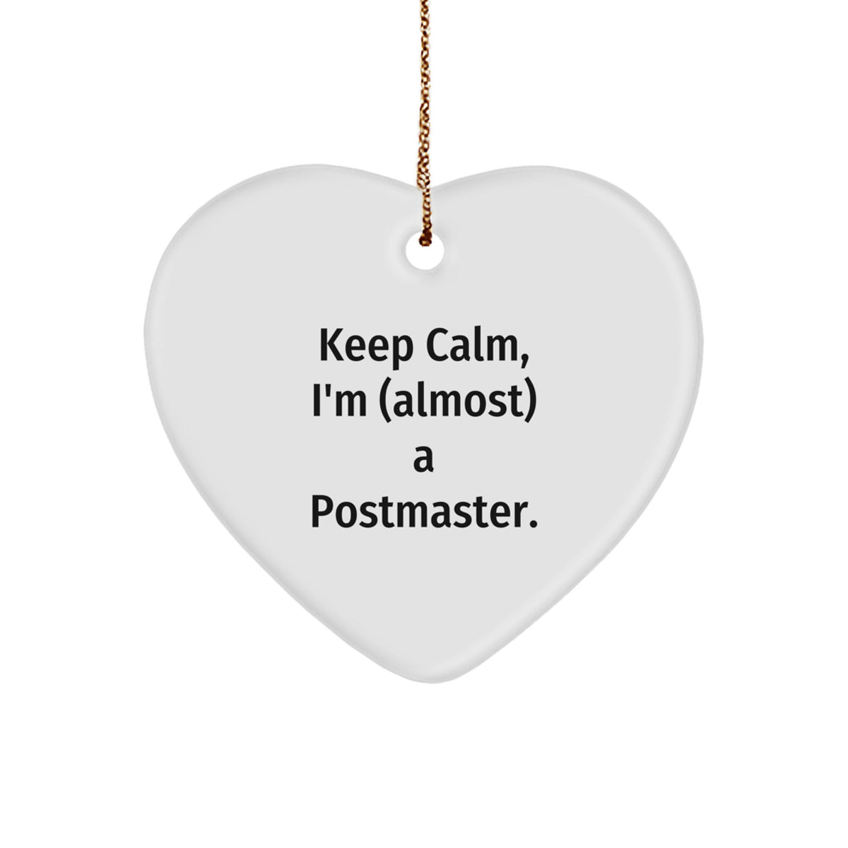 Postmaster Calm Heart Ornament Memento for Roommates Christmas Gift - Image 1