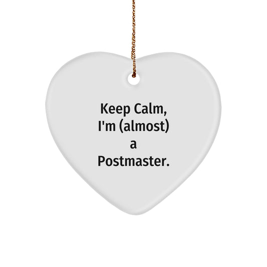 Postmaster Calm Heart Ornament Memento for Roommates Christmas Gift - Image 1