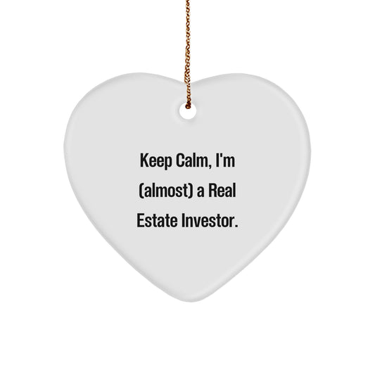 Collectible Christmas Ornament Gift Keep Calm, I'm (Almost) A Real - Image 1