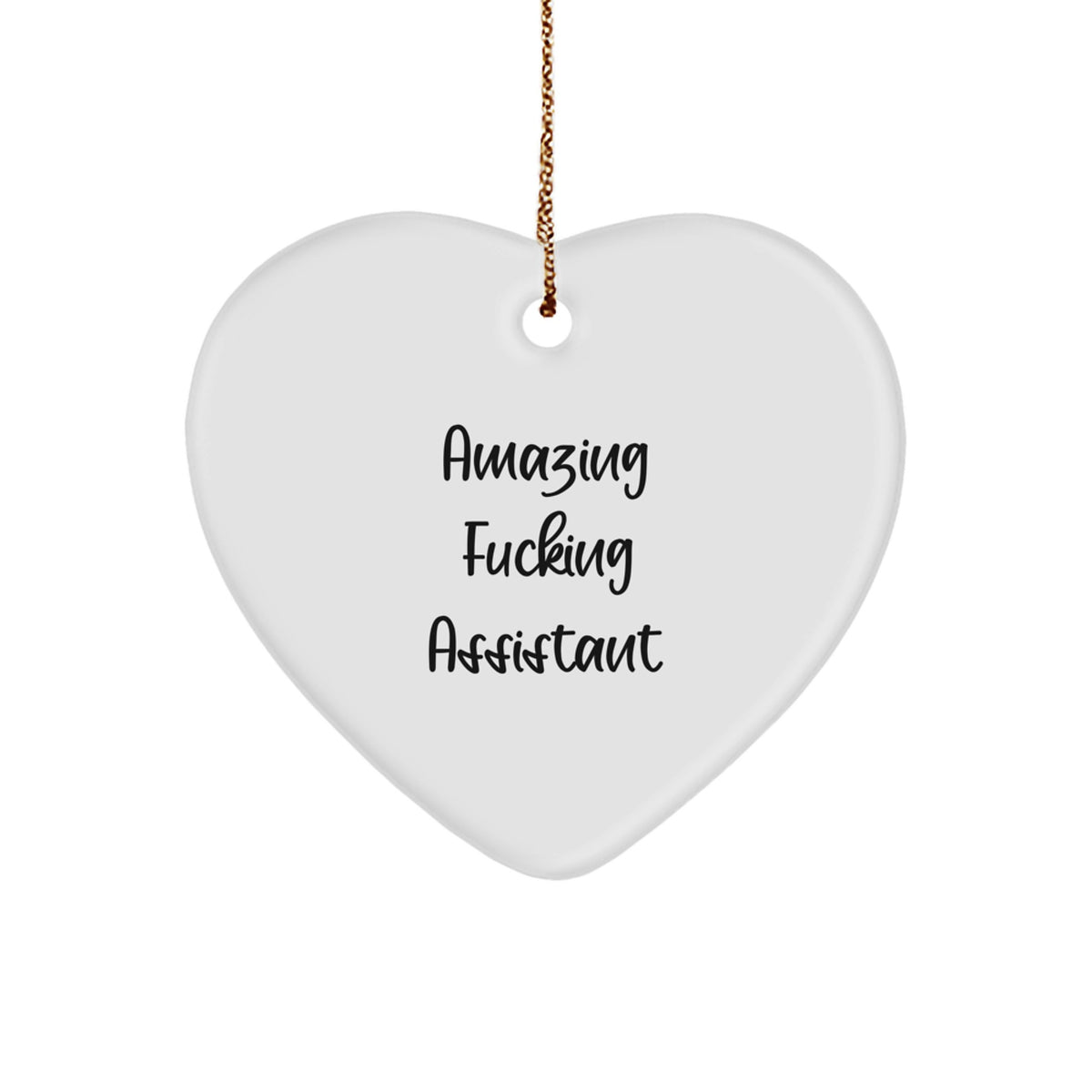 Assistant Keepsake Christmas Ornament for Him Gift - Image 1