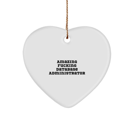 MDF Heart Christmas Ornament for Coworkers - Amazing Idea Gift - Image 1