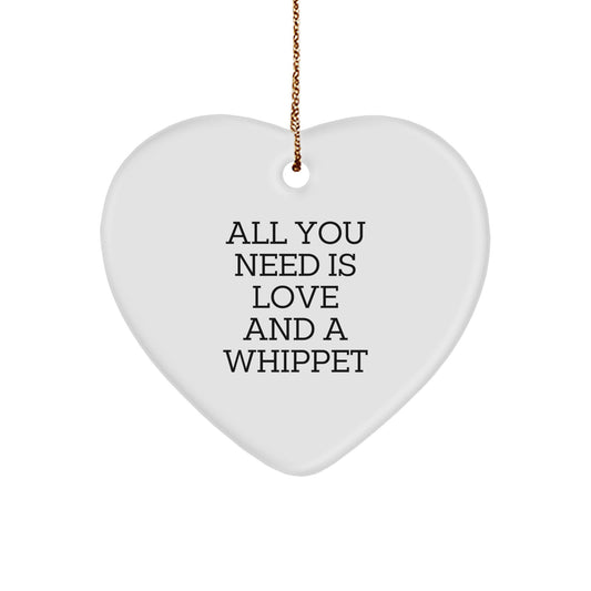 Whippet Dog Lover Gifts from Men to Family, Christmas Unique Ornaments for Home Decor - Image 1
