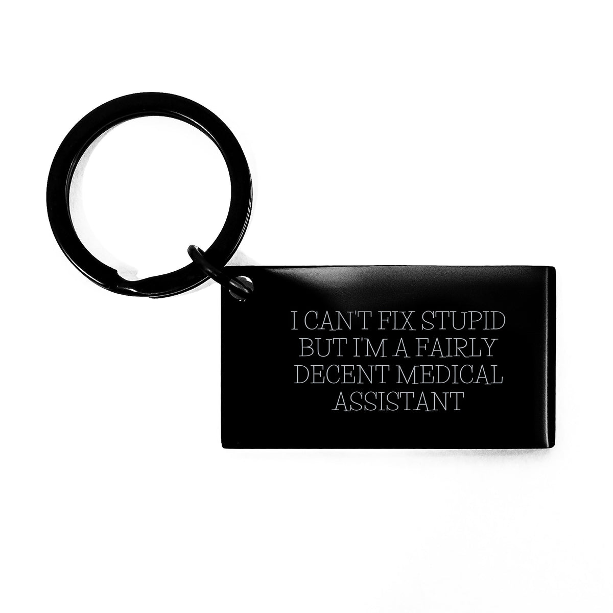 Funny Medical Assistant Keychain Gifts for Medical Assistant Friends, Mother's Day Unique Gifts from Men, Inspirational Keychain for Medical Assistant Women - Image 1