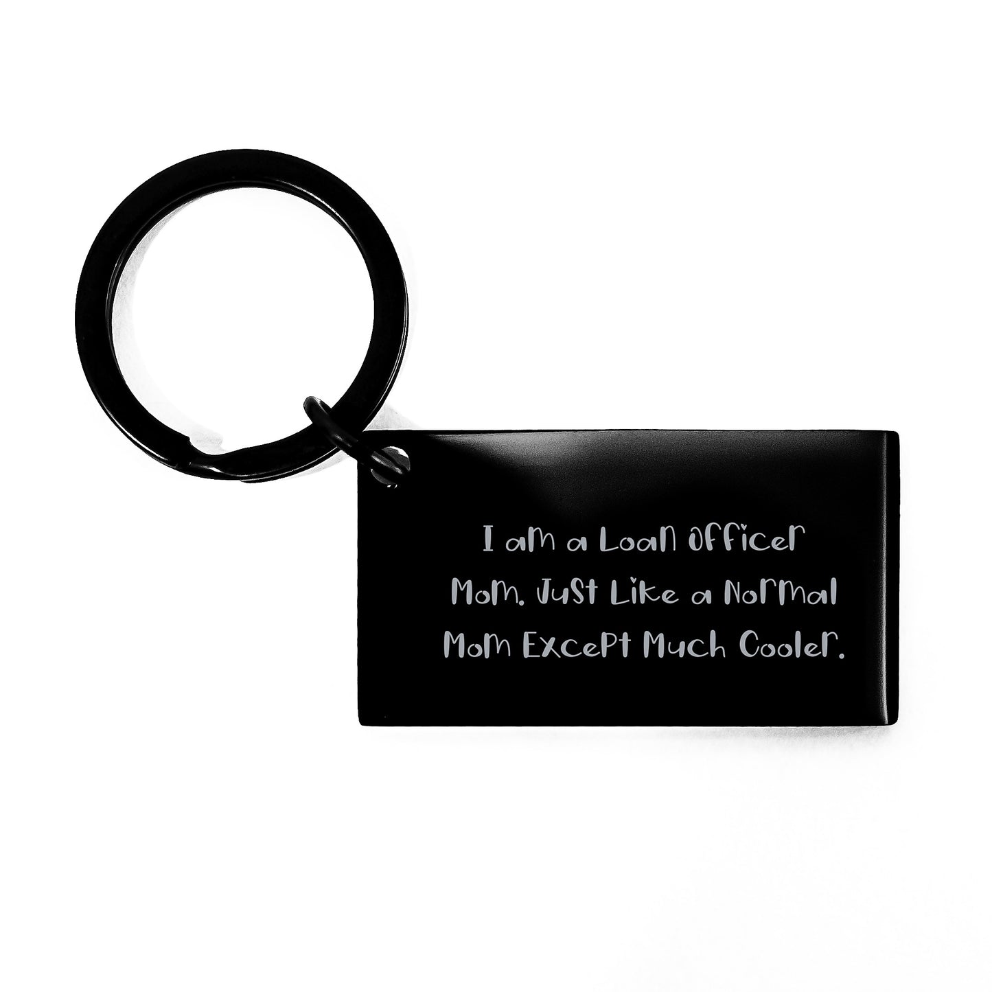 Durable Loan Officer Keepsake Keychain for Him Birthday Gift Stainless - Image 1