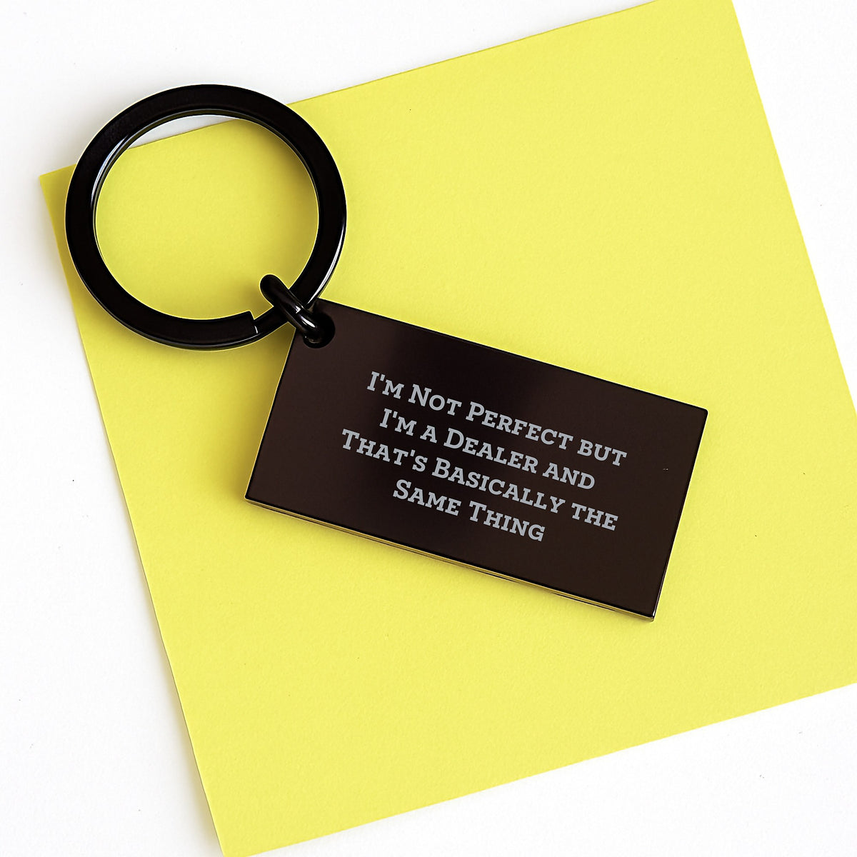 Funny Dealer Gifts for Men - Keychain with Quote, Perfect Birthday Unique Gifts from Friends - Image 3