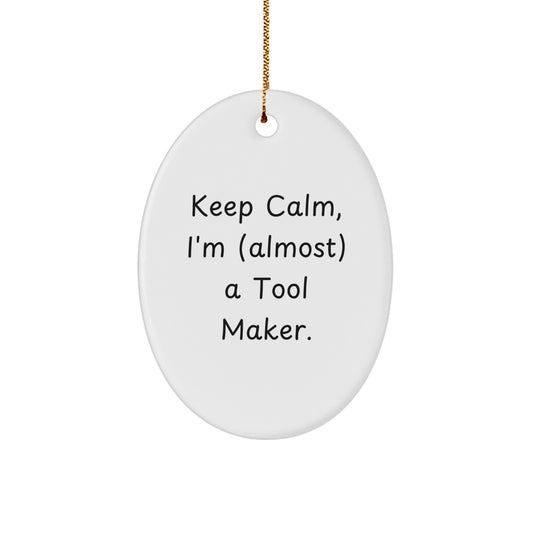 Tool Maker Oval Ornament Collectible Christmas Gift for Neighbors Keep - Image 1