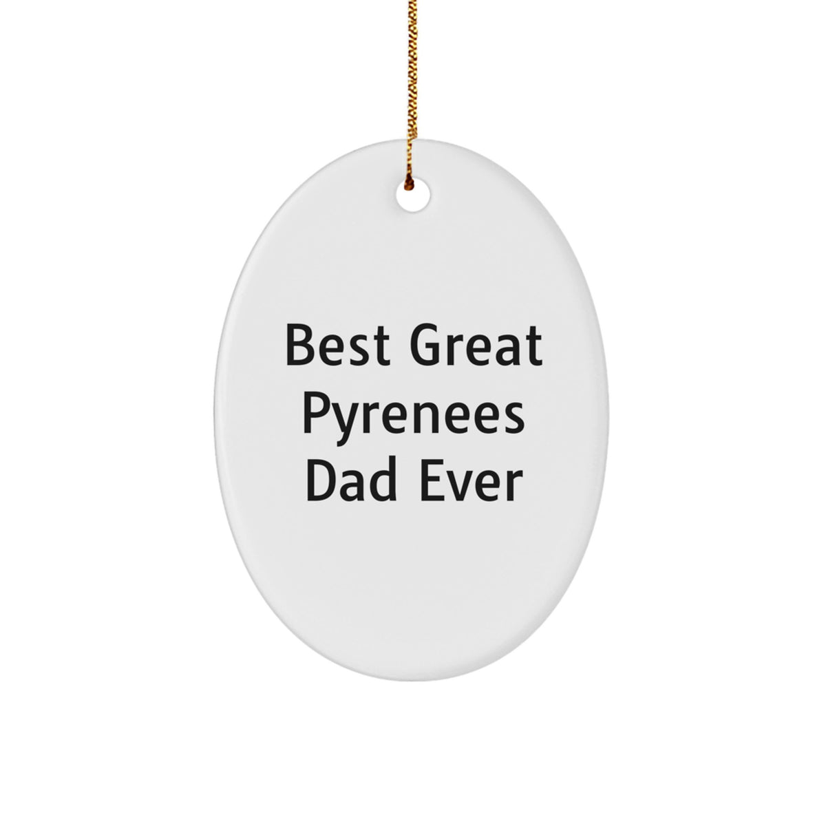 Favorite Great Pyrenees Dad Christmas Ornament for Kids Gift - Image 1