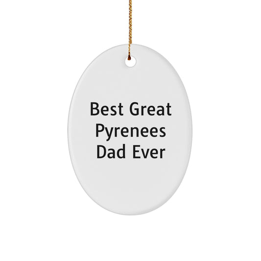 Favorite Great Pyrenees Dad Christmas Ornament for Kids Gift - Image 1