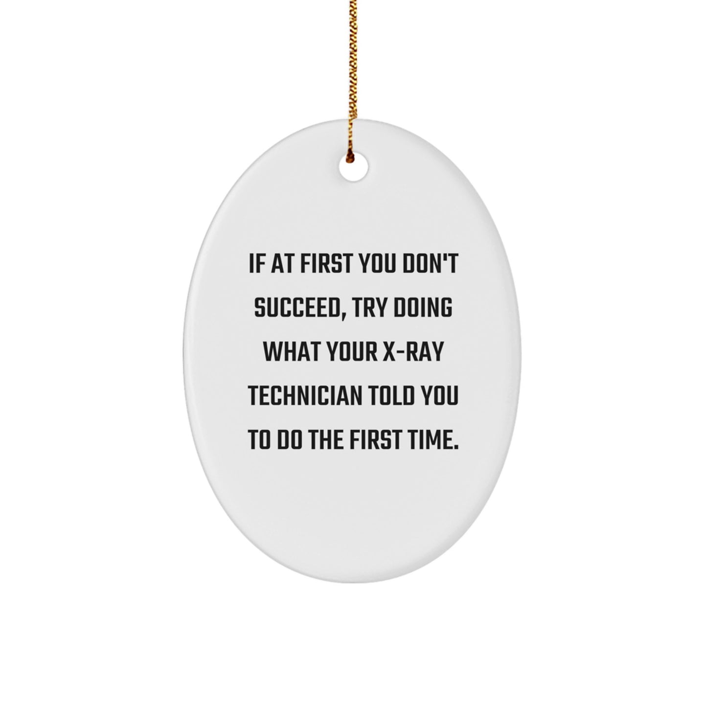 X-Ray Technician Keepsake Christmas Ornament for Him Holiday Gift - Image 1