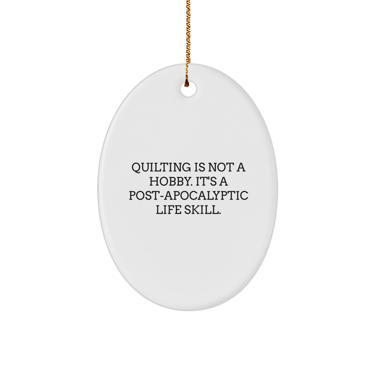 Quilting Keepsake Holiday Seasonal Christmas Ornament for Him Gift - Image 1