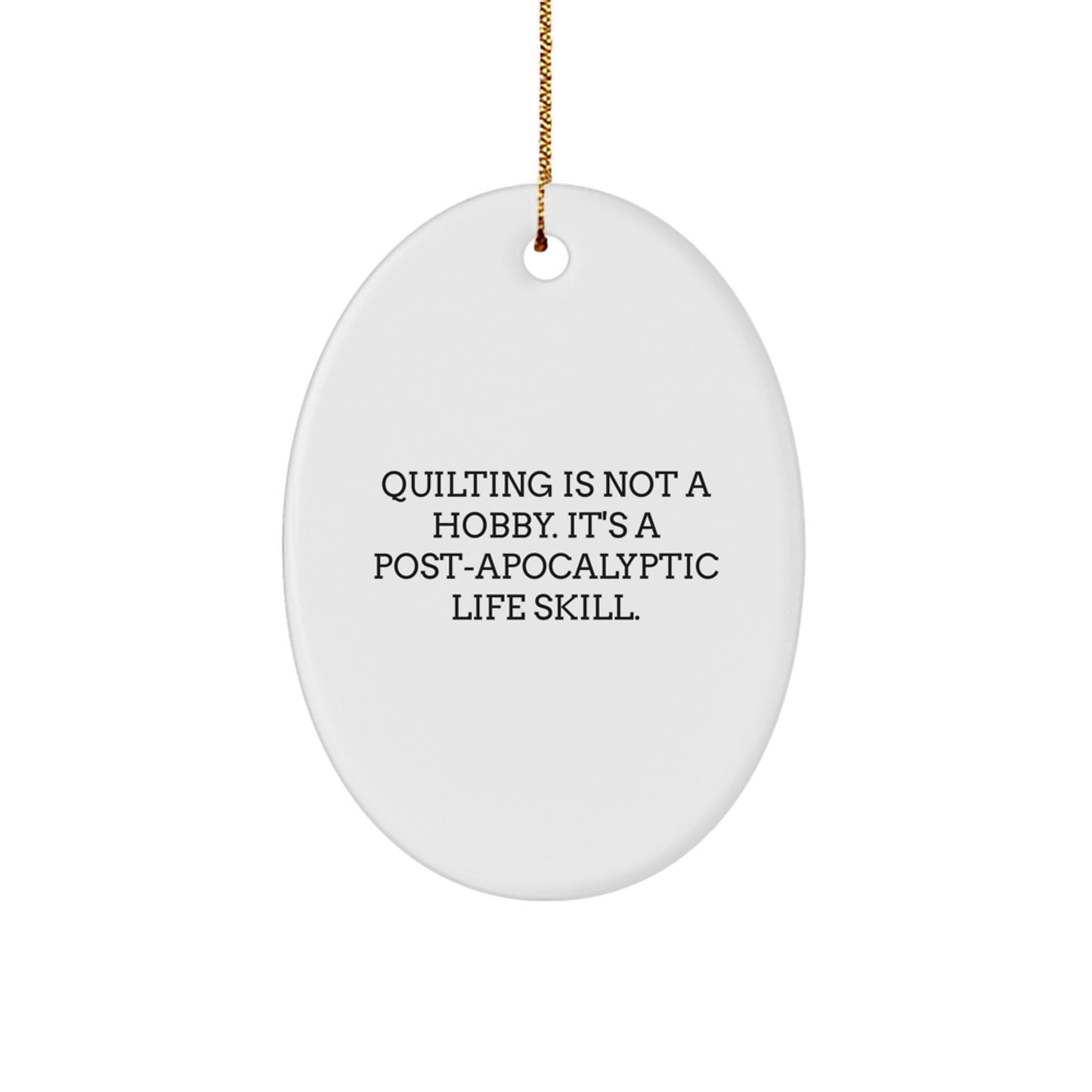Quilting Keepsake Holiday Seasonal Christmas Ornament for Him Gift - Image 1