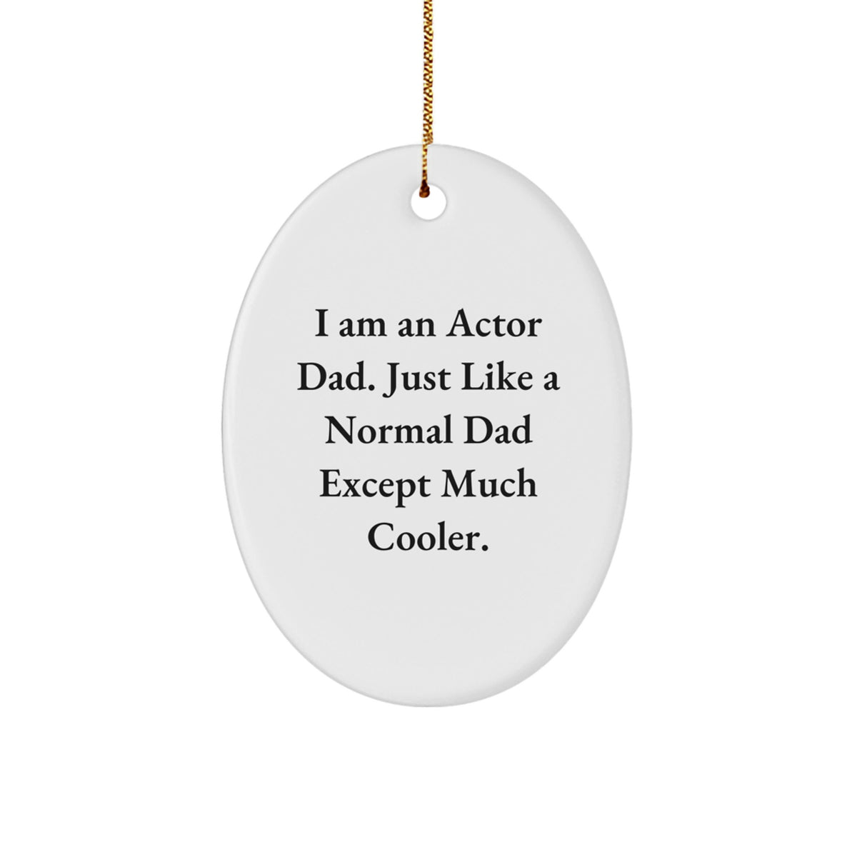 Actor Keepsake Christmas Ornament for Him Gift - Image 1