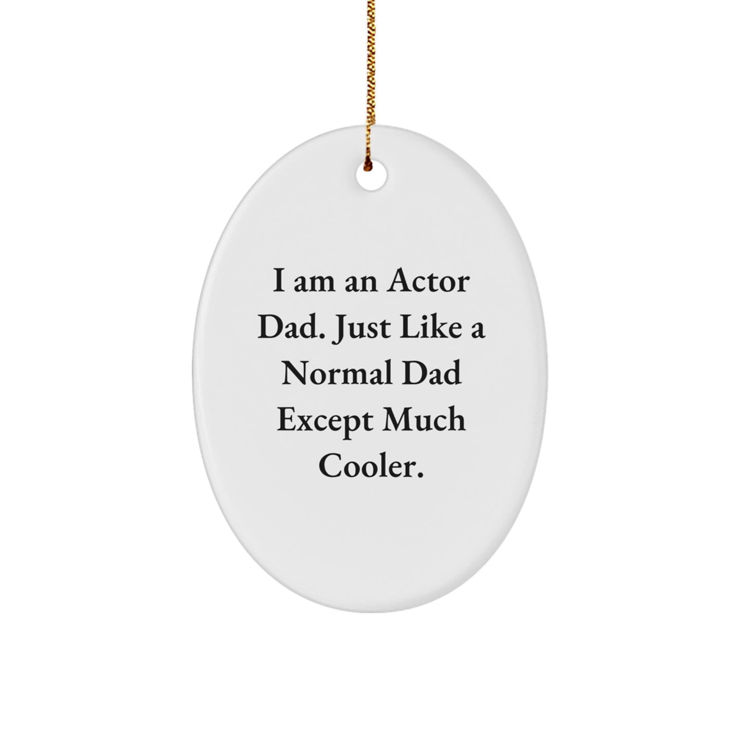 Actor Keepsake Christmas Ornament for Him Gift - Image 1