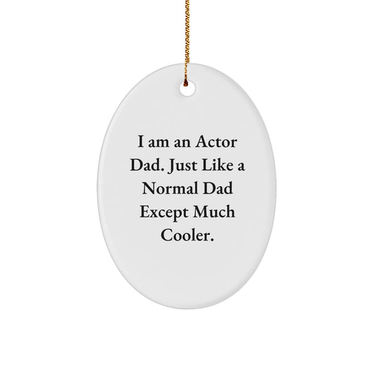Actor Keepsake Christmas Ornament for Him Gift - Image 1
