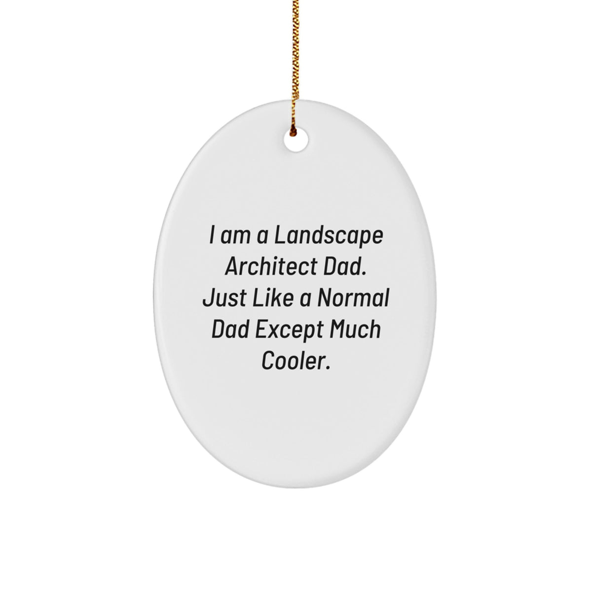 Landscape Architect Keepsake Christmas Ornament for Him Gift - Image 1