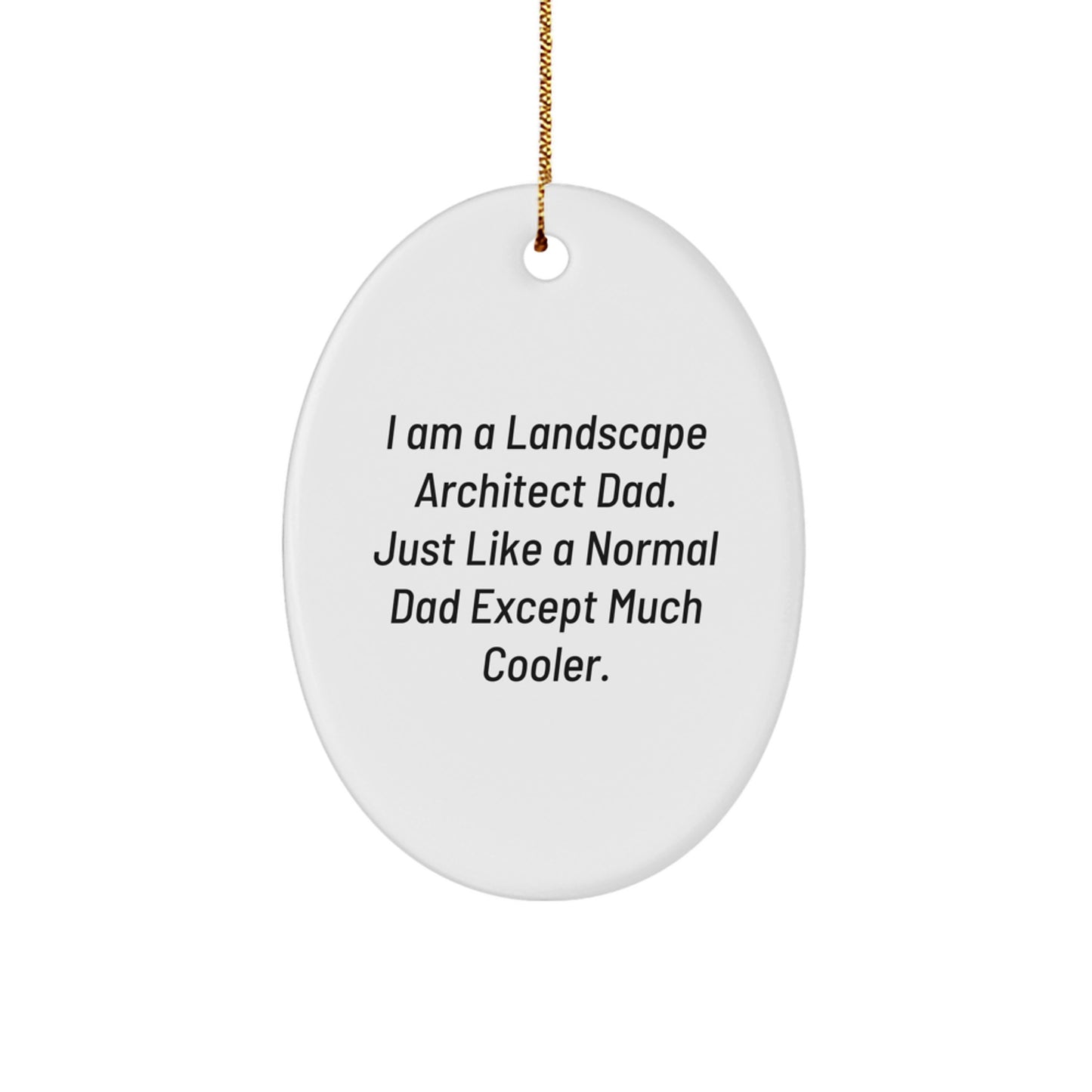 Landscape Architect Keepsake Christmas Ornament for Him Gift - Image 1