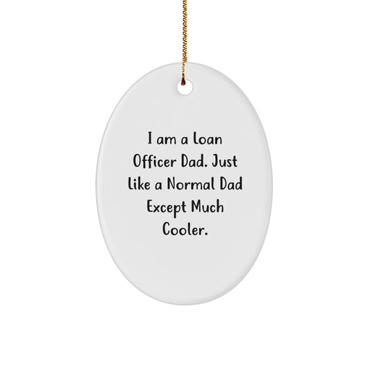 Loan Officer Keepsake Holiday Christmas Ornament for Him Dad Gift - Image 1