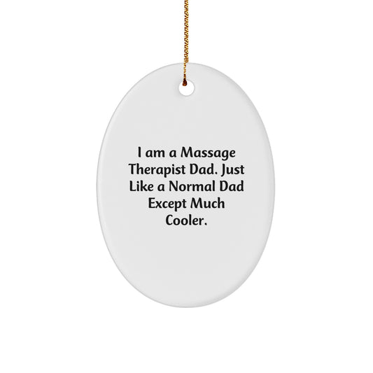 Massage Therapist Keepsake Christmas Ornament for Him Gift - Image 1