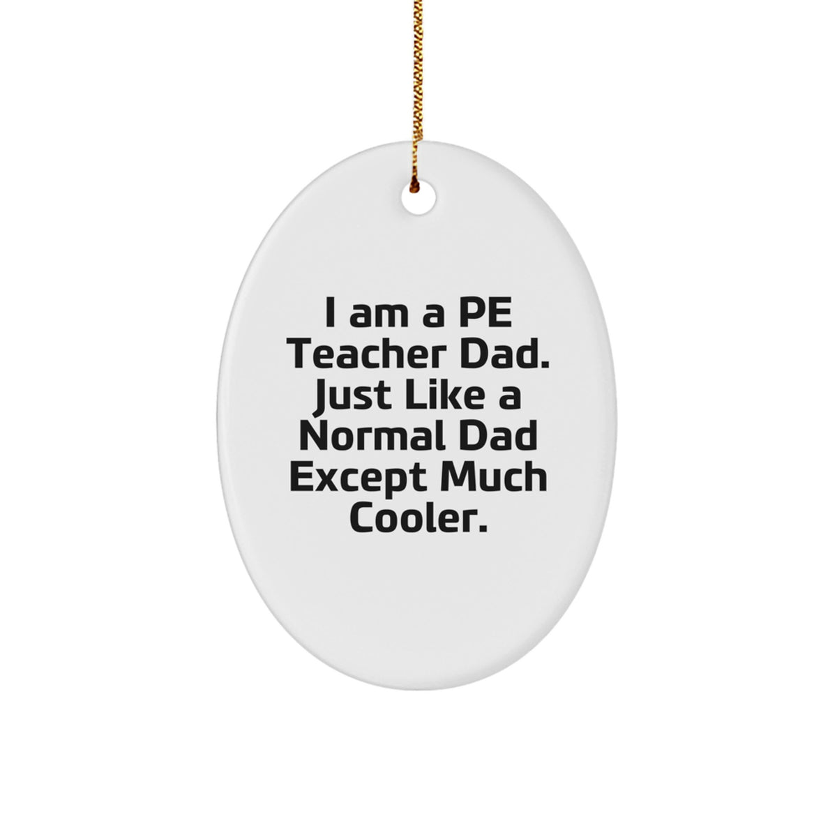 PE Teacher Keepsake Christmas Ornament for Him Gift Bright Memory Tree - Image 1