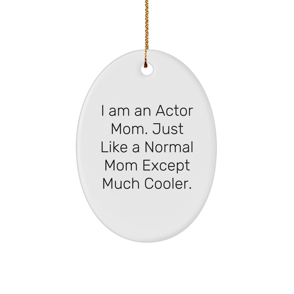 Actor Keepsake Christmas Ornament for Him Gift - Image 1