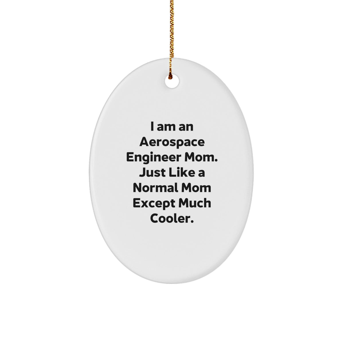 Aerospace Engineer Keepsake Christmas Ornament for Him Gift - Image 1