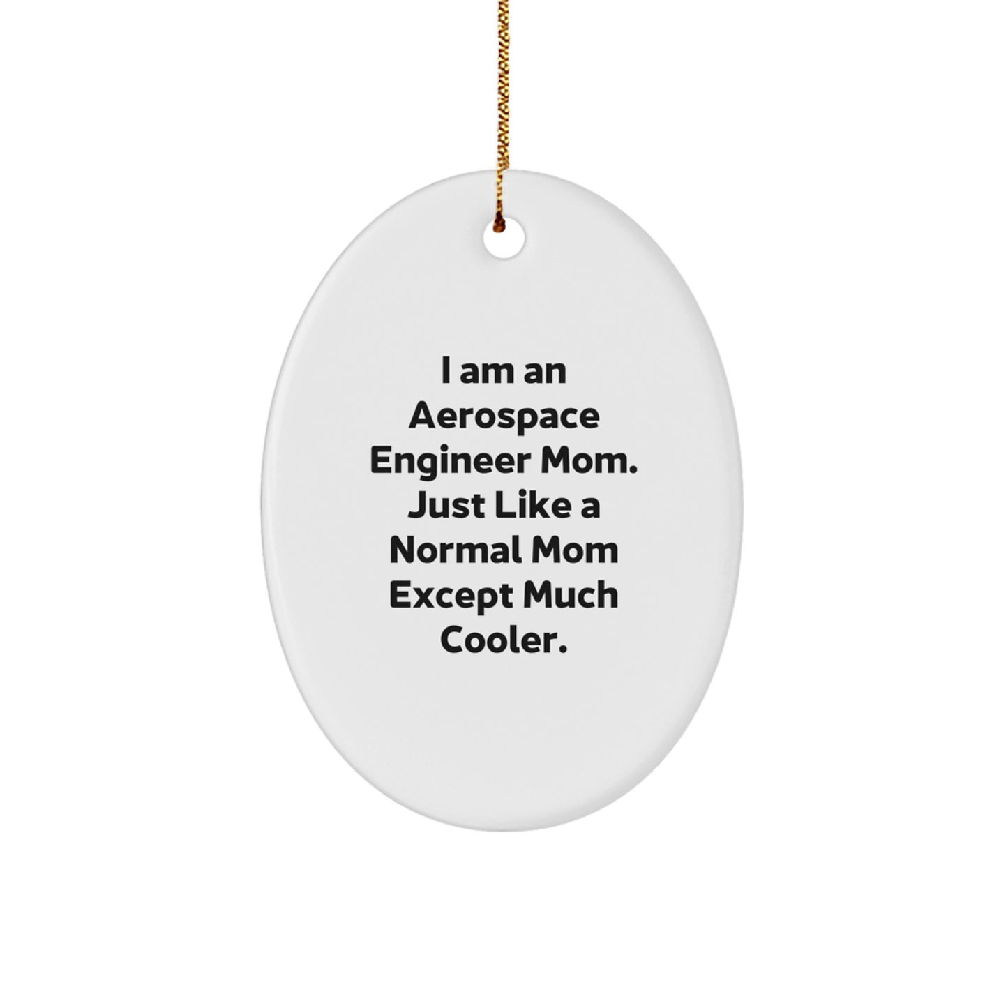 Aerospace Engineer Keepsake Christmas Ornament for Him Gift - Image 1