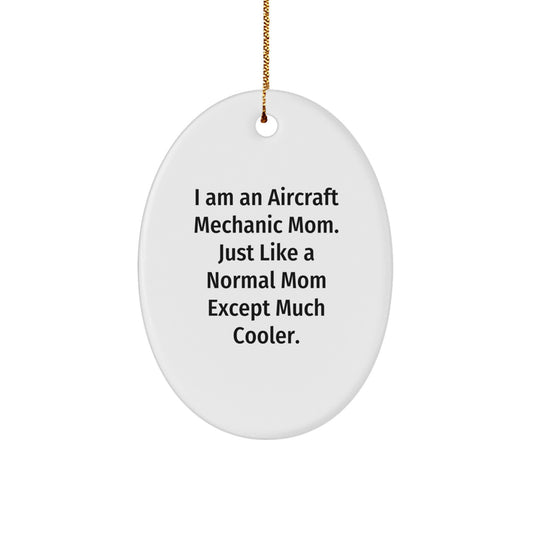 Aircraft Mechanic Keepsake Christmas Ornament for Him Gift - Image 1