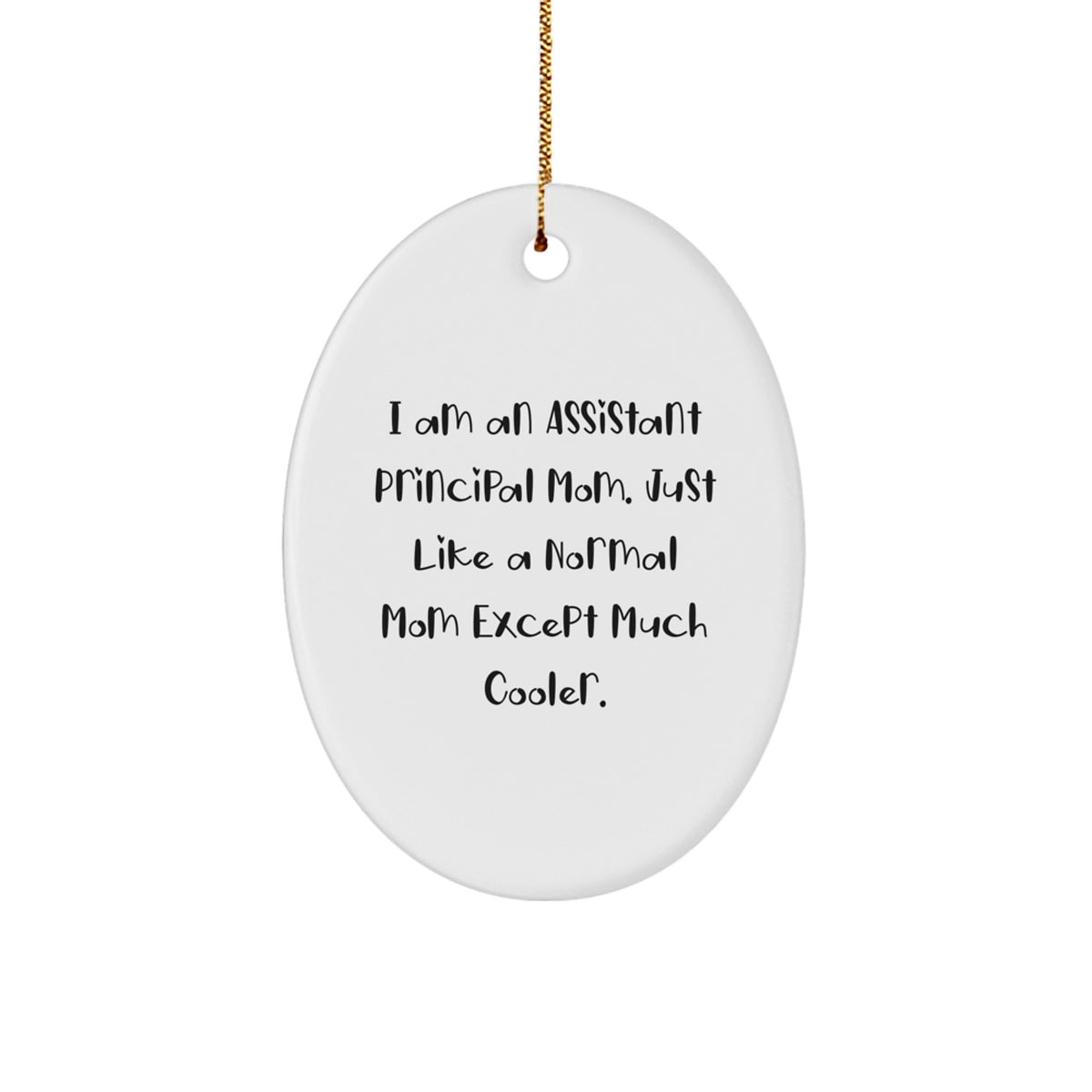 Assistant Principal Keepsake Christmas Ornament for Him Gift - Image 1