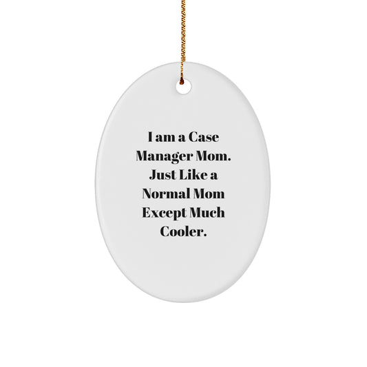 Case Manager Keepsake Christmas Ornament for Him Gift - Image 1
