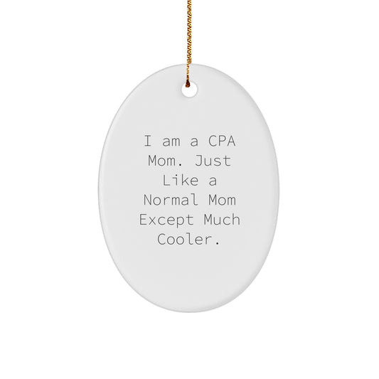 Professional Cpa Mom Keepsake Ornament for Him Christmas Gift - Image 1