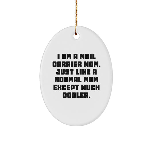 Mail Carrier Keepsake Christmas Ornament for Him Gift - Cool Mom - Image 1