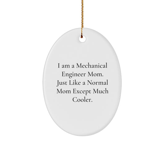 Mechanical Engineer Mom Keepsake Christmas Ornament for Him Gift - Image 1