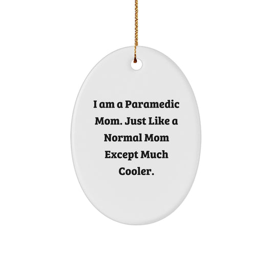 Paramedic Mom Keepsake Christmas Ornament for Him Gift - Image 1
