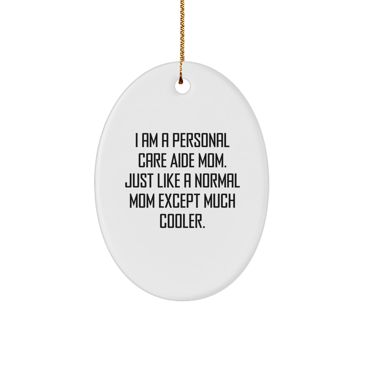 Personal Care Aide Keepsake Christmas Ornament for Him Gift - Image 1