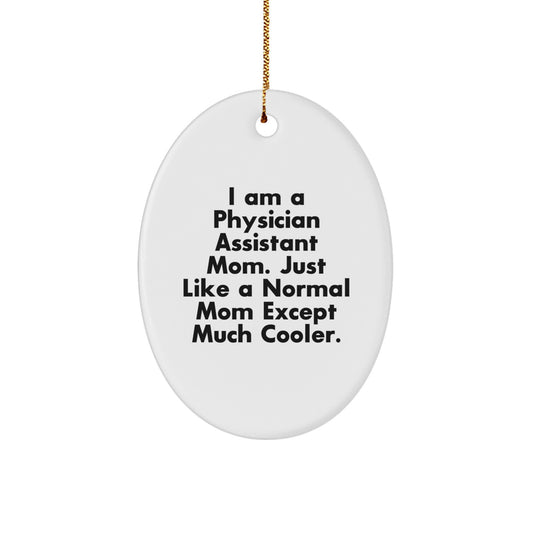 Christmas Gift for Her Physician Assistant Mom Ornament Present - Image 1