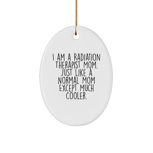 Radiation Therapist Oval Ornament Favorite Kids Christmas Gift - Image 1