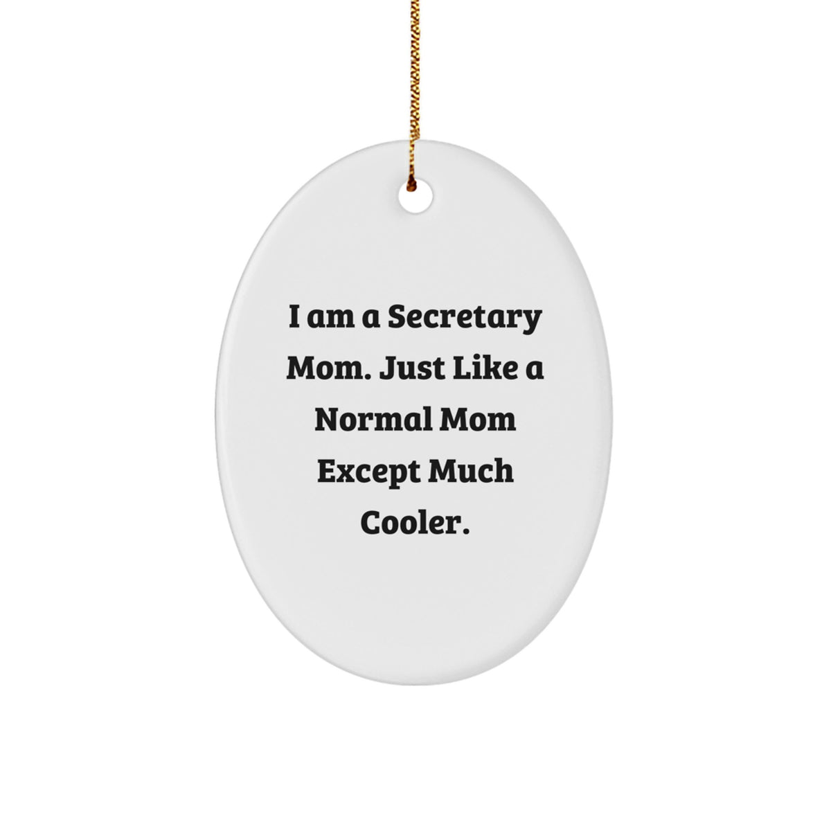 Secretary Keepsake Christmas Ornament for Him Gift - Image 1